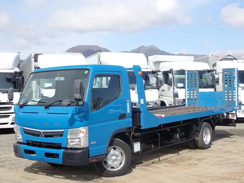 三菱 キャンター 小型 車両重機運搬 ラジコン ウインチ の中古トラック【車両No.184135】