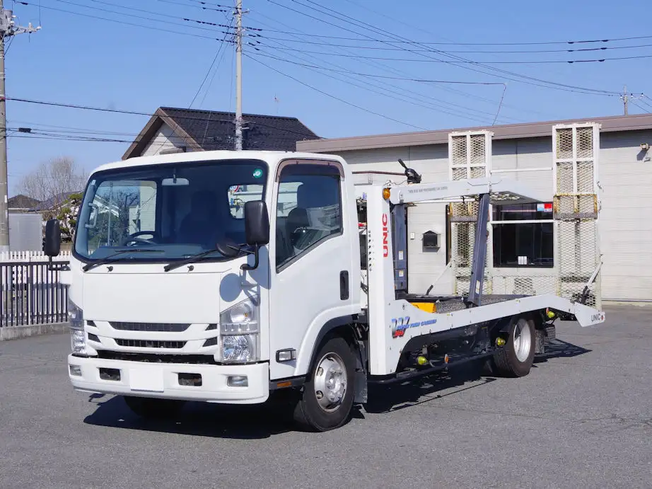 いすゞ エルフ 小型 車両重機運搬 ラジコン ウインチ の中古トラック【車両No.184155】