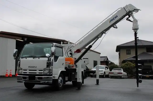 いすゞ エルフ 小型 高所・建柱車 建柱車  の中古トラック【車両No.184116】