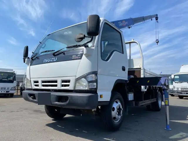 いすゞ エルフ 小型 クレーン付 4段 ラジコン の中古トラック【車両No.183907】