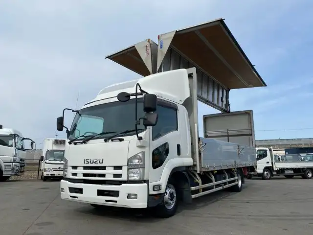 いすゞ フォワード 中型/増トン ウイング パワーゲート ベッド の中古トラック【車両No.184029】