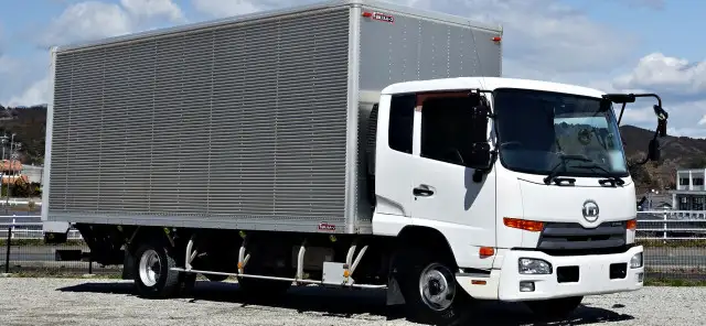 日産UD コンドル 中型/増トン アルミバン パワーゲート ベッド の中古トラック【車両No.184270】