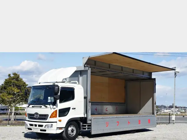 日野 レンジャー 中型/増トン ウイング エアサス ベッド の中古トラック【車両No.184225】