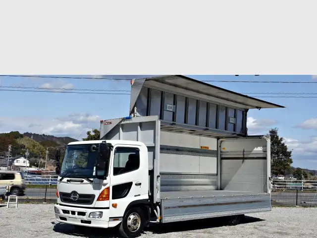 日野 レンジャー 中型/増トン ウイング パワーゲート 床鉄板 の中古トラック【車両No.184227】