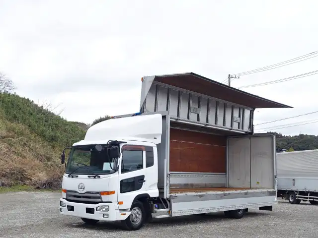 日産UD コンドル 中型/増トン ウイング 床鉄板 ベッド の中古トラック【車両No.184276】