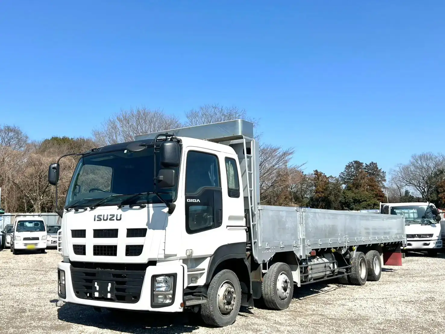 いすゞ ギガ 大型 平ボディ アルミブロック エアサス の中古トラック【車両No.184254】