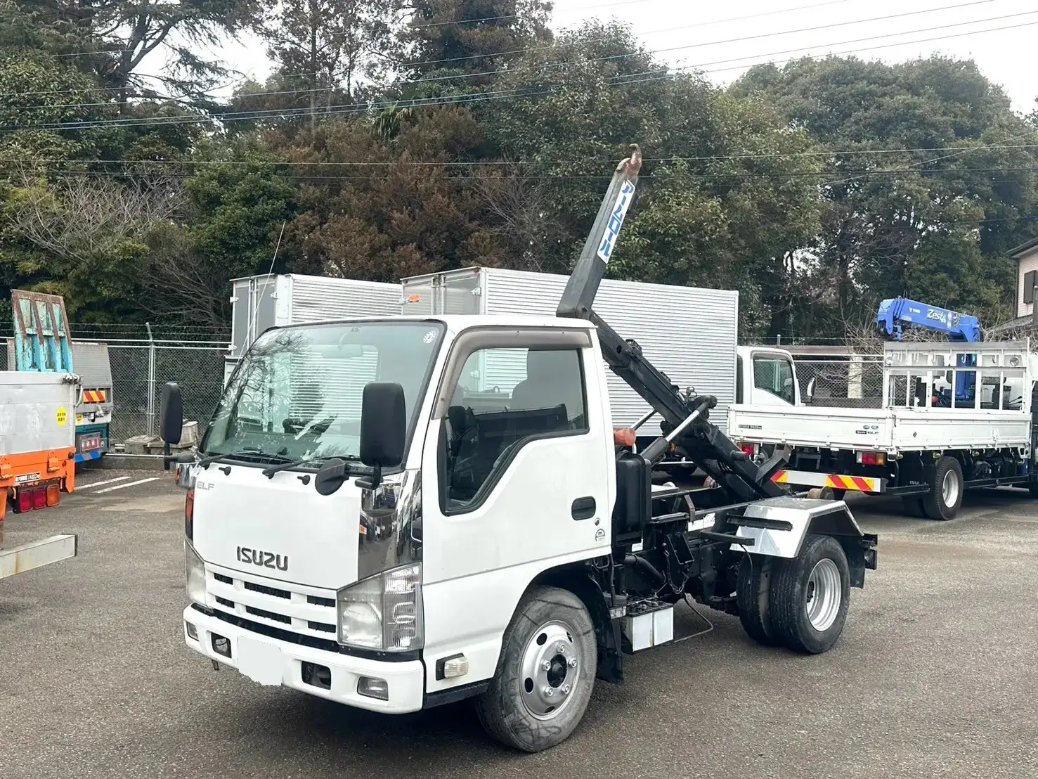 いすゞ エルフ 小型 アームロール ツインホイスト SKG-NKR85AN の中古トラック【車両No.184275】