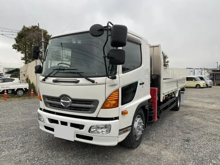 日野 レンジャー 中型/増トン クレーン付 4段 ラジコン の中古トラック【車両No.184385】