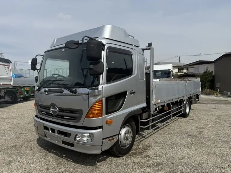 日野 レンジャー 中型/増トン 平ボディ パワーゲート 床鉄板 の中古トラック【車両No.184383】