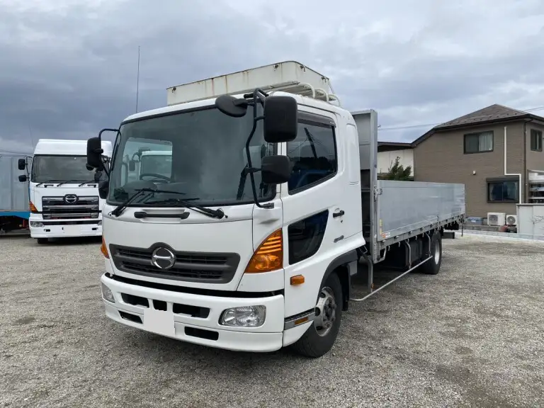 日野 レンジャー 中型/増トン 平ボディ 床鉄板 アルミブロック の中古トラック【車両No.184378】