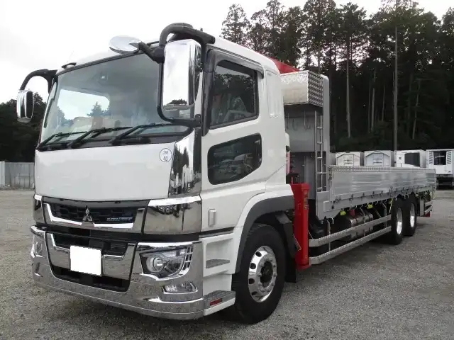 三菱 スーパーグレート 大型 クレーン付 アルミブロック エアサス の中古トラック【車両No.184452】