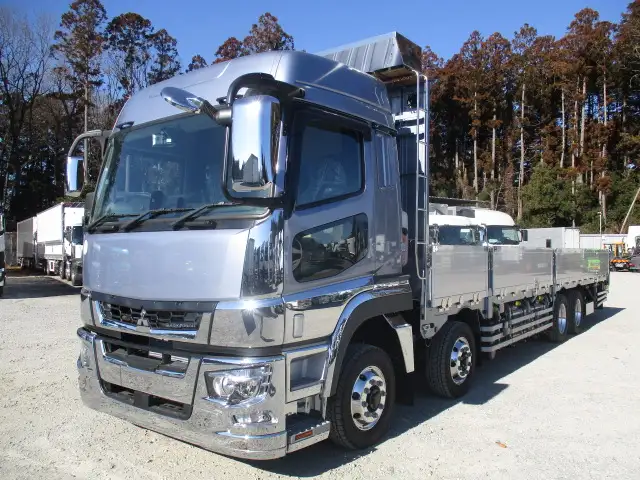 三菱 スーパーグレート 大型 平ボディ ハイルーフ アルミブロック の中古トラック【車両No.184459】