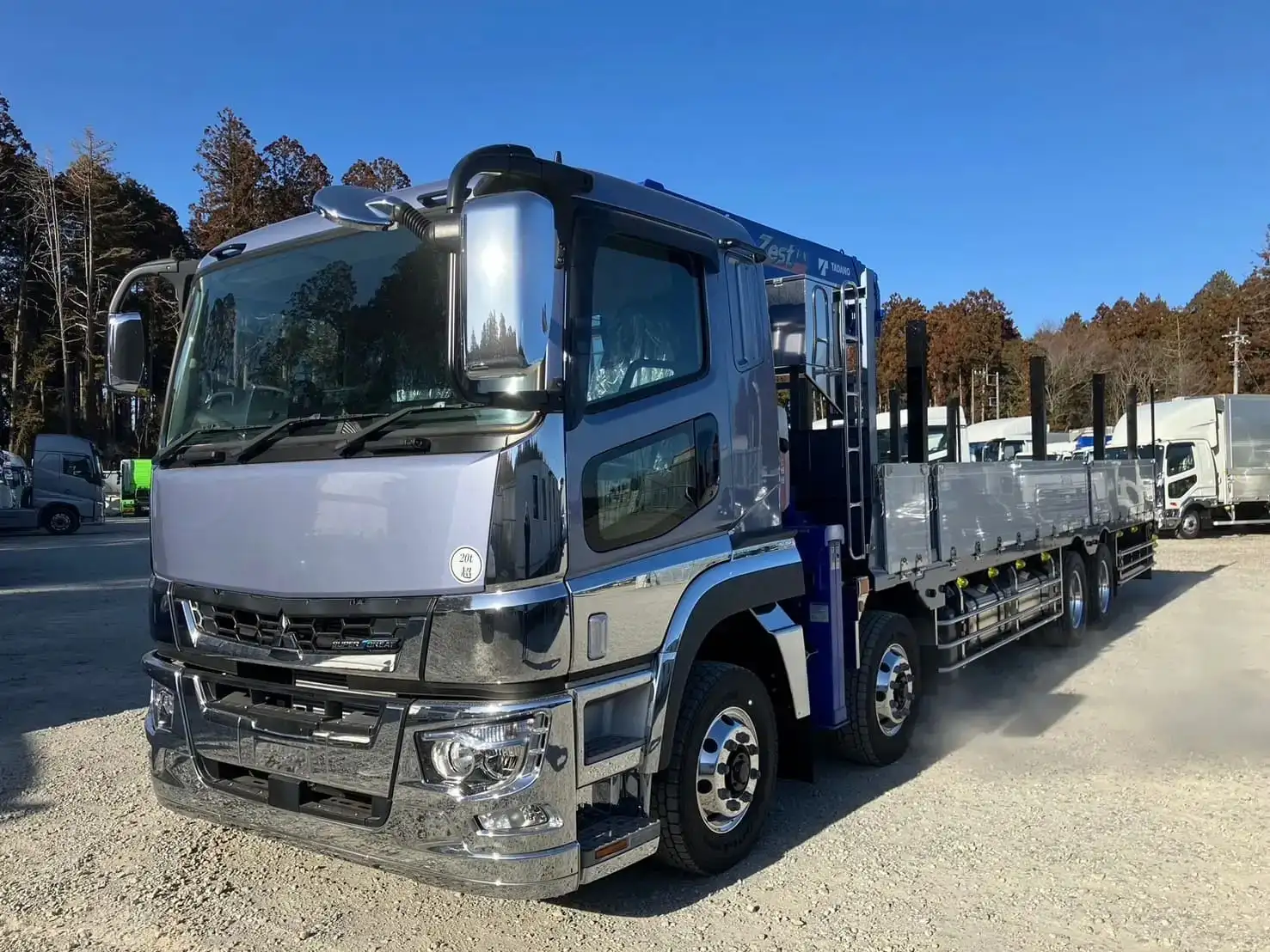 三菱 スーパーグレート 大型 クレーン付 アルミブロック エアサス の中古トラック【車両No.184458】