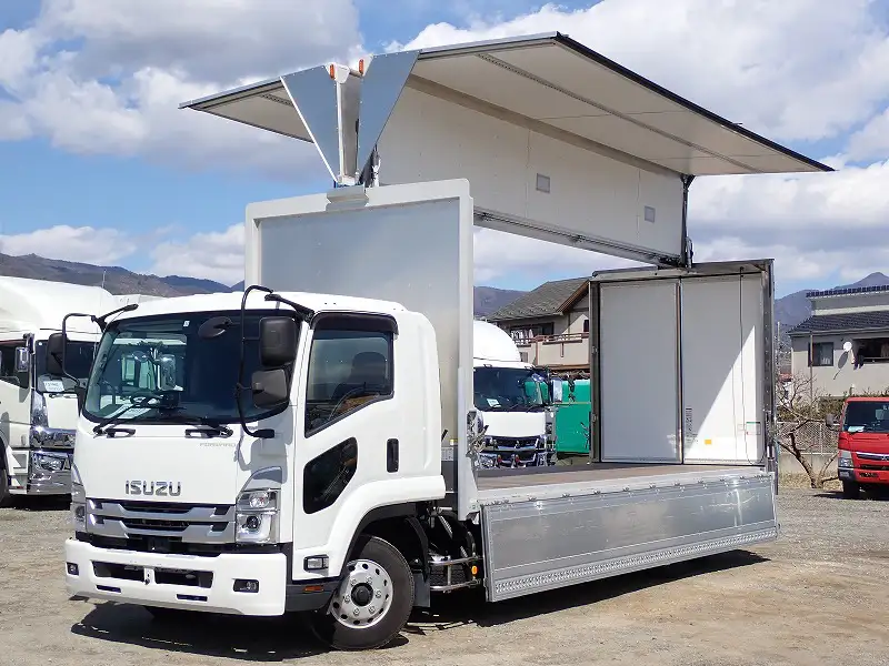 いすゞ フォワード 中型/増トン 冷凍冷蔵 冷凍ウイング 保冷 の中古トラック【車両No.184539】