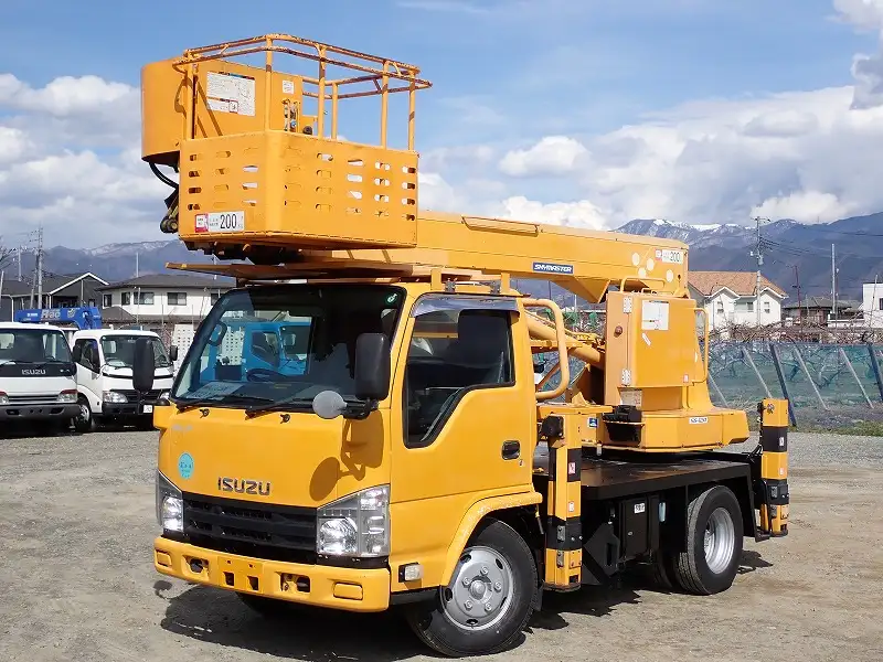 いすゞ エルフ 小型 高所・建柱車 高所作業車 TKG-NKR85N の中古トラック【車両No.184533】