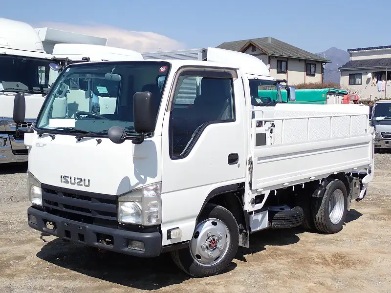 いすゞ エルフ 小型 平ボディ パワーゲート BKG-NJS85A の中古トラック【車両No.184536】