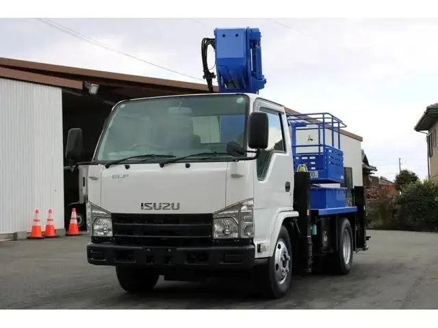 いすゞ エルフ 小型 高所・建柱車 高所作業車  の中古トラック【車両No.184654】