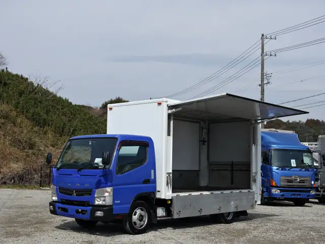 三菱 キャンター 小型 ウイング パワーゲート TKG-FEB50 の中古トラック【車両No.184694】
