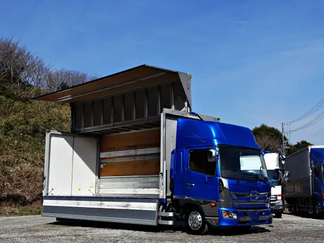 日野 レンジャー 中型/増トン ウイング パワーゲート エアサス の中古トラック【車両No.184693】