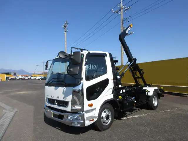 三菱 ファイター 中型/増トン アームロール ツインホイスト 2KG-FK72F の中古トラック【車両No.184895】