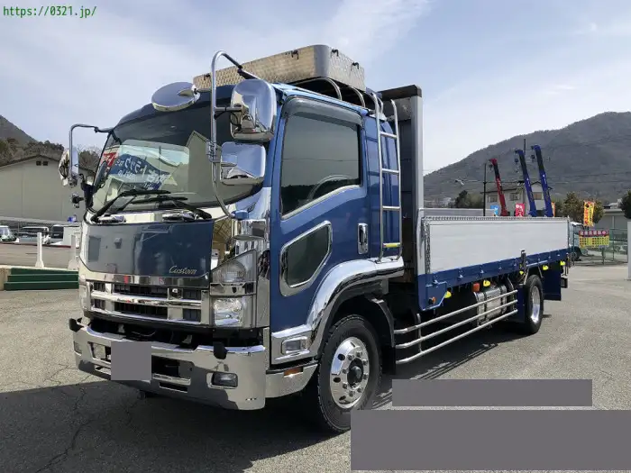 いすゞ フォワード 中型/増トン 平ボディ アルミブロック ベッド の中古トラック【車両No.184817】