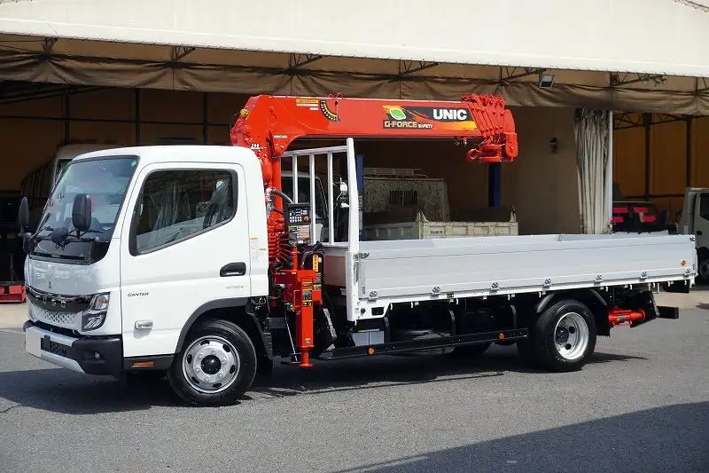 三菱 キャンター 小型 クレーン付 アルミブロック 6段 の中古トラック【車両No.184967】