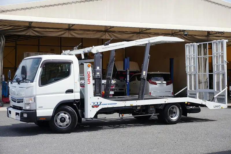 三菱 キャンター 小型 車両重機運搬 ラジコン ウインチ の中古トラック【車両No.184955】