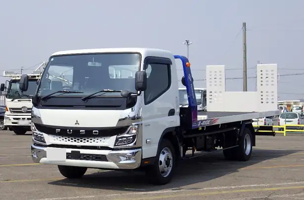 三菱 キャンター 小型 車両重機運搬 ラジコン ウインチ の中古トラック【車両No.185041】
