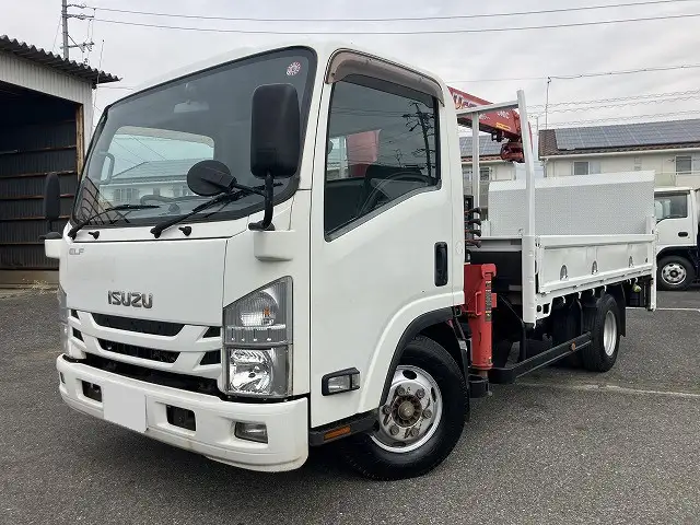 いすゞ エルフ 小型 クレーン付 パワーゲート 床鉄板 の中古トラック【車両No.185083】