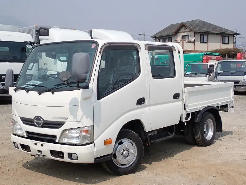 日野 デュトロ 小型 平ボディ Wキャブ 床鉄板 の中古トラック【車両No.184973】