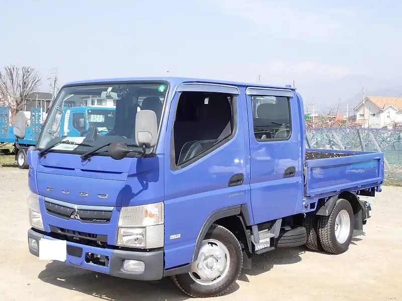 三菱 キャンター 小型 平ボディ Wキャブ 床鉄板 の中古トラック【車両No.184963】