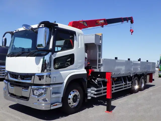 三菱 スーパーグレート 大型 クレーン付 アルミブロック 4段 の中古トラック【車両No.185138】