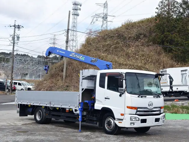 日産UD コンドル 中型/増トン クレーン付 アルミブロック エアサス の中古トラック【車両No.185172】