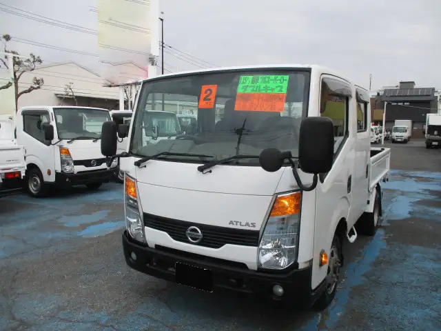 日産 アトラス 小型 平ボディ Wキャブ CBF-SQ2F24 の中古トラック【車両No.185169】