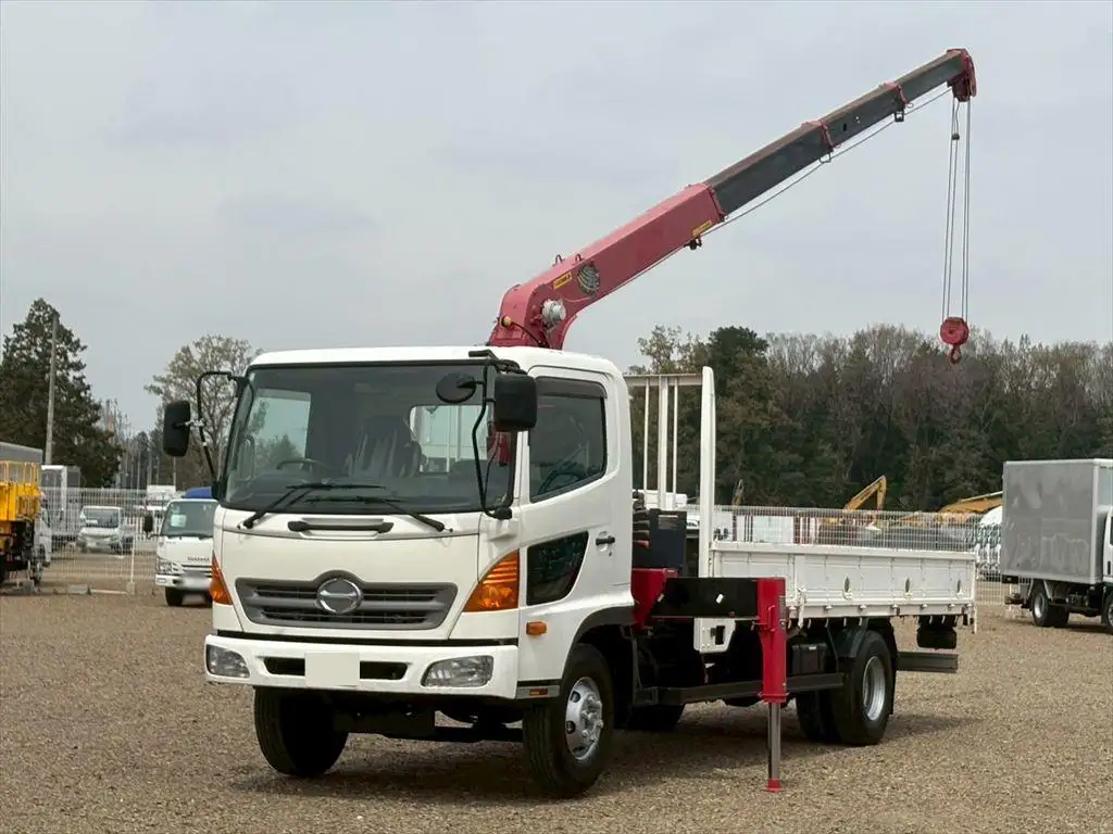 日野 レンジャー 中型/増トン クレーン付 4段 ラジコン の中古トラック【車両No.185117】