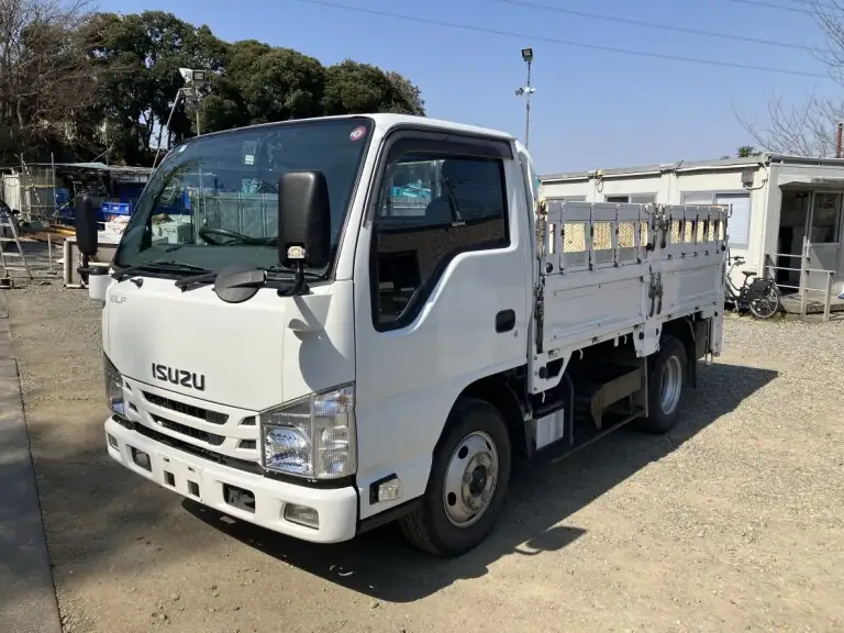 いすゞ エルフ 小型 平ボディ パワーゲート 床鉄板 の中古トラック【車両No.185229】