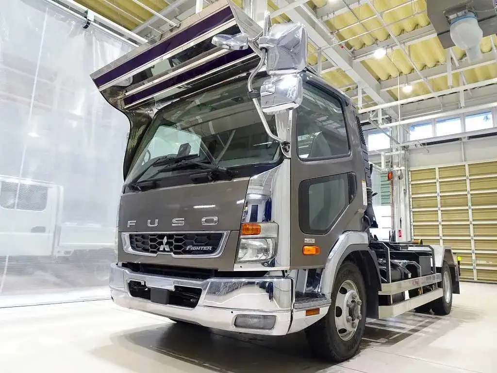 三菱 ファイター 中型/増トン アームロール ツインホイスト 2KG-FK72F の中古トラック【車両No.185361】