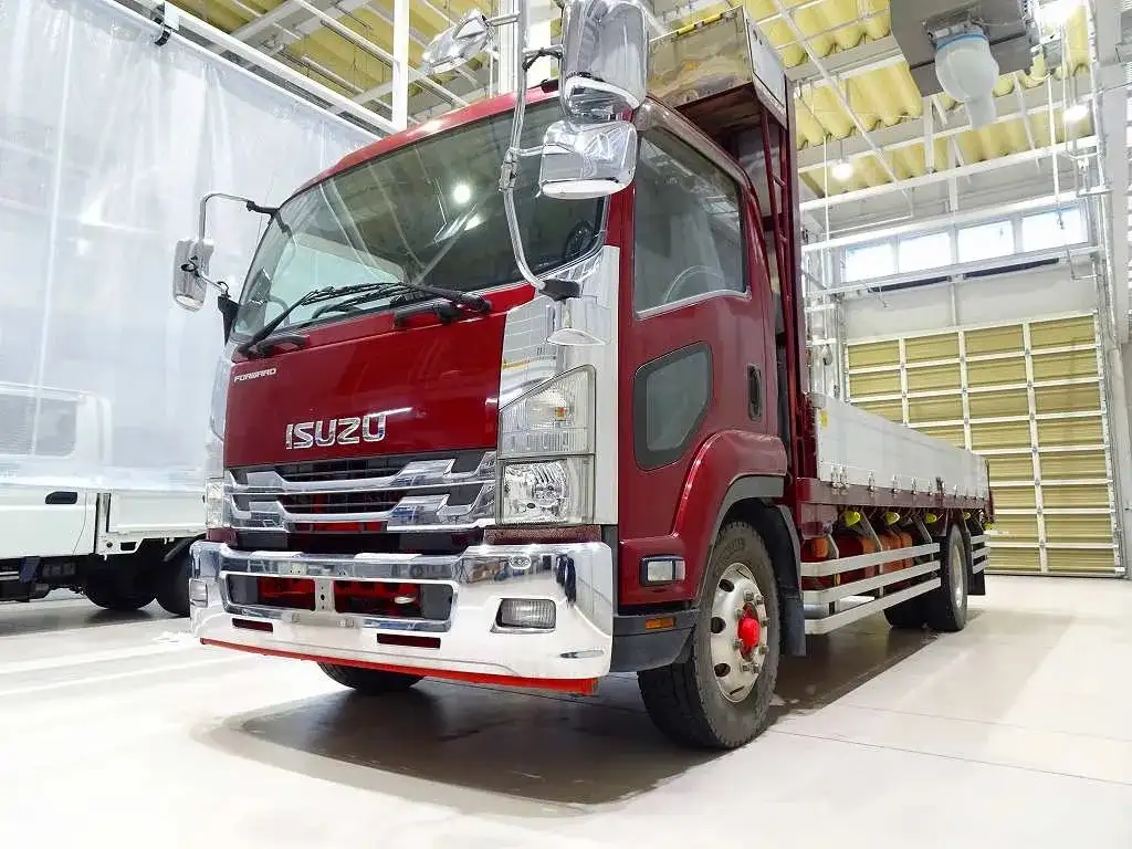 いすゞ フォワード 中型/増トン 平ボディ アルミブロック LKG-FTR90S2 の中古トラック【車両No.185279】