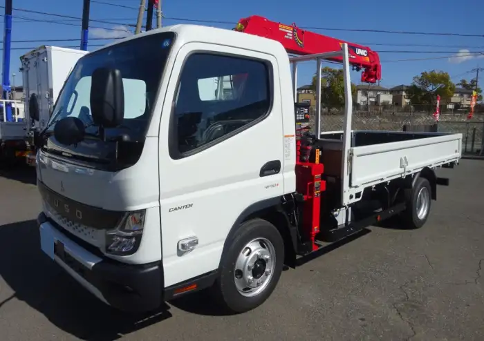 三菱 キャンター 小型 クレーン付 4段 ラジコン の中古トラック【車両No.185393】