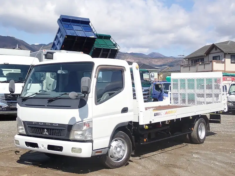 三菱 キャンター 小型 車両重機運搬 ラジコン ウインチ の中古トラック【車両No.185466】