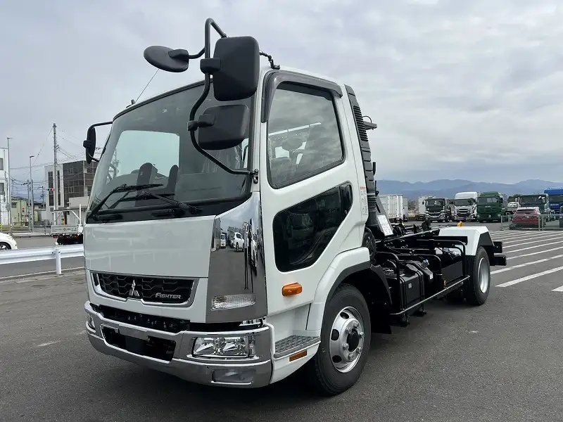 三菱 ファイター 中型/増トン アームロール ツインホイスト 2KG-FK72F の中古トラック【車両No.185543】