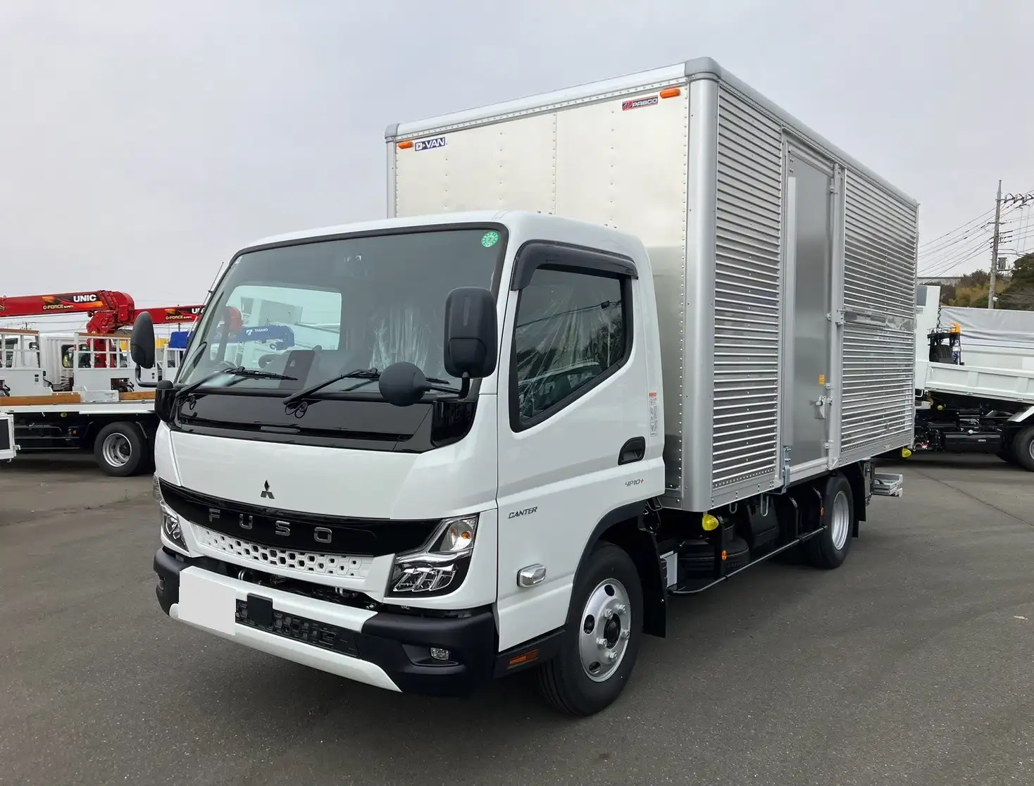 三菱 キャンター 小型 アルミバン パワーゲート サイドドア の中古トラック【車両No.185658】