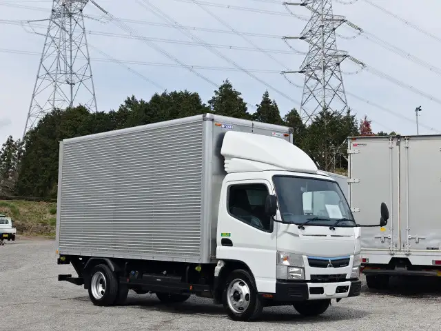 三菱 キャンター 小型 アルミバン パワーゲート サイドドア の中古トラック【車両No.185666】