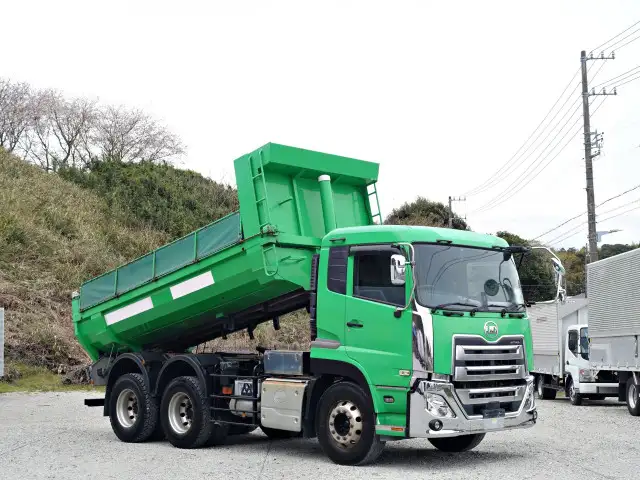 日産UD クオン 大型 ダンプ コボレーン ベッド の中古トラック【車両No.185604】