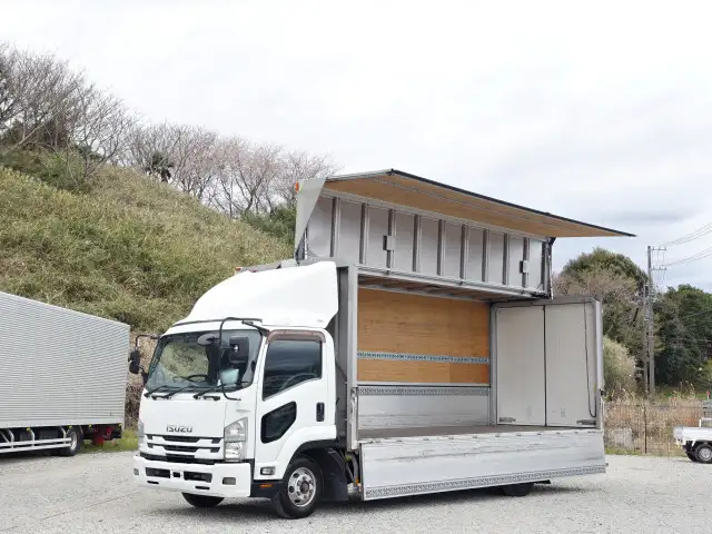 いすゞ フォワード 中型/増トン ウイング パワーゲート TKG-FRR90S2 の中古トラック【車両No.185609】