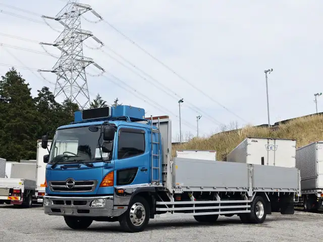日野 レンジャー 中型/増トン 平ボディ アルミブロック ベッド の中古トラック【車両No.185665】
