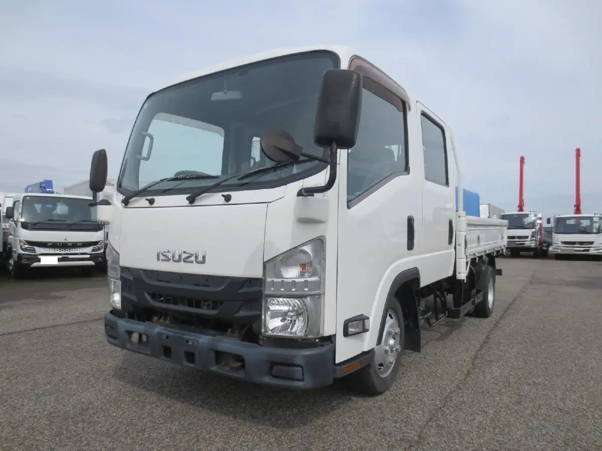 いすゞ エルフ 小型 平ボディ Wキャブ TPG-NLR85AR の中古トラック【車両No.185702】