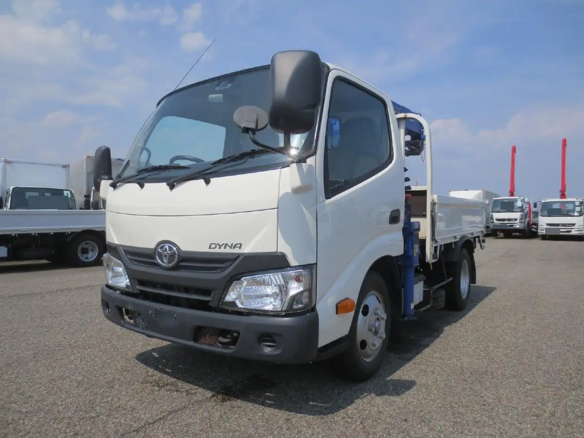 トヨタ ダイナ 小型 クレーン付 床鉄板 3段 の中古トラック【車両No.185704】
