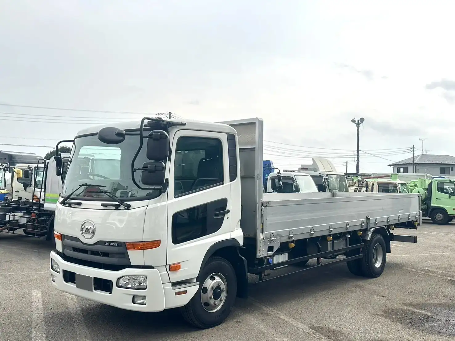 日産UD コンドル 中型/増トン 平ボディ アルミブロック TKG-MK38L の中古トラック【車両No.185649】