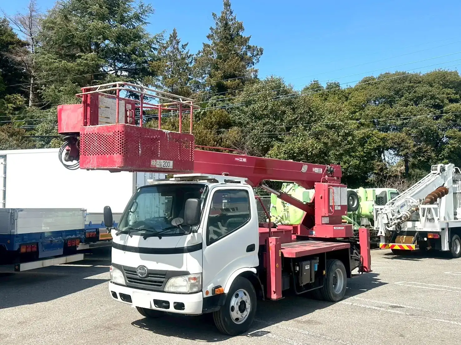 日野 デュトロ 小型 高所・建柱車 高所作業車 BDG-XZU334M の中古トラック【車両No.185613】